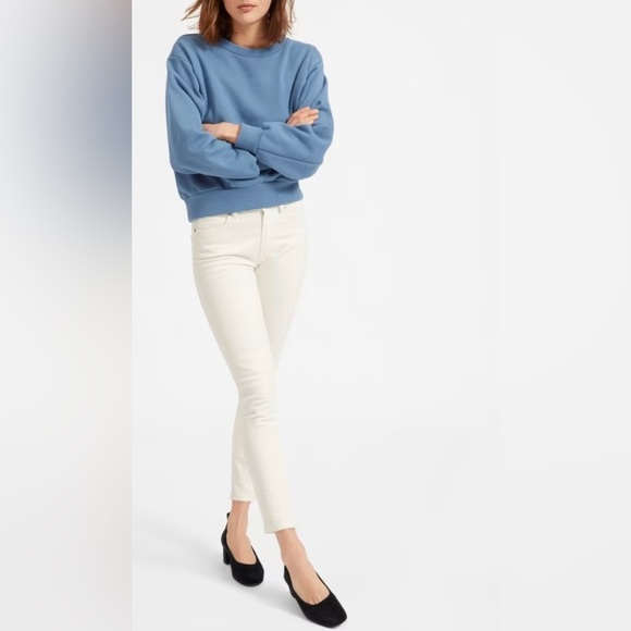 Everlane Denim - EVERLANE| White Skinny Ankle Jeans, Size 27•••